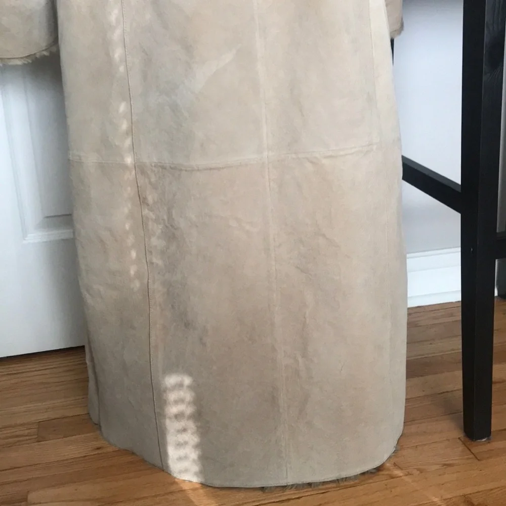 ✈️ Brandon Thomas Penny Lane Vintage y2k Western Leather Faux shearling fuzzy - Picture 8 of 9